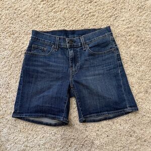 Levi’s Dark Blue Denim Shorts